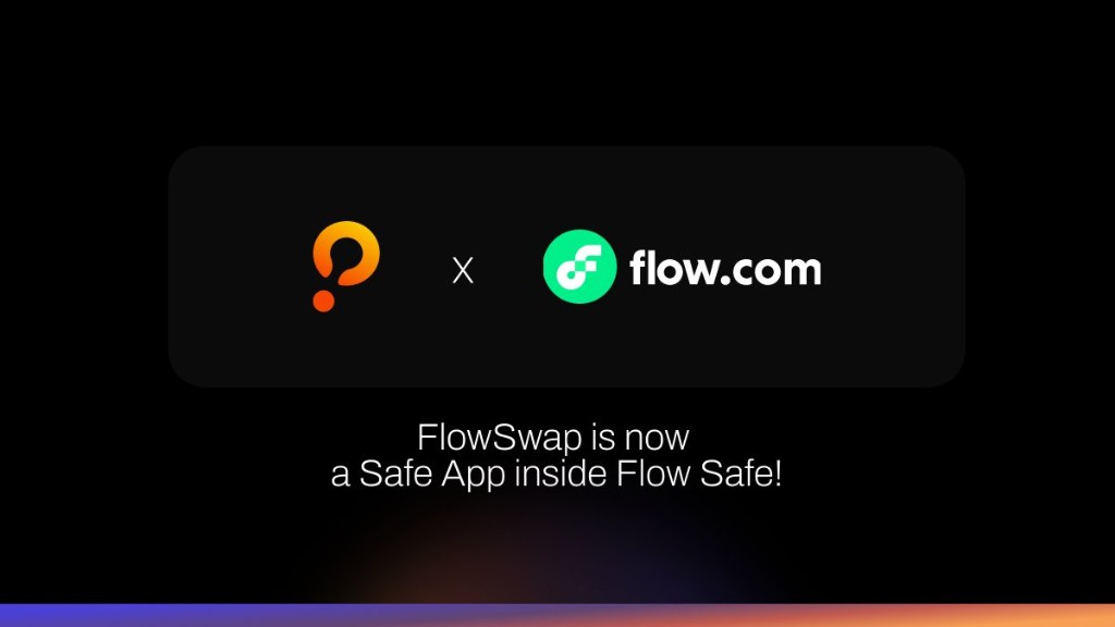 FlowSwap is now a Safe App inside Flow Safe